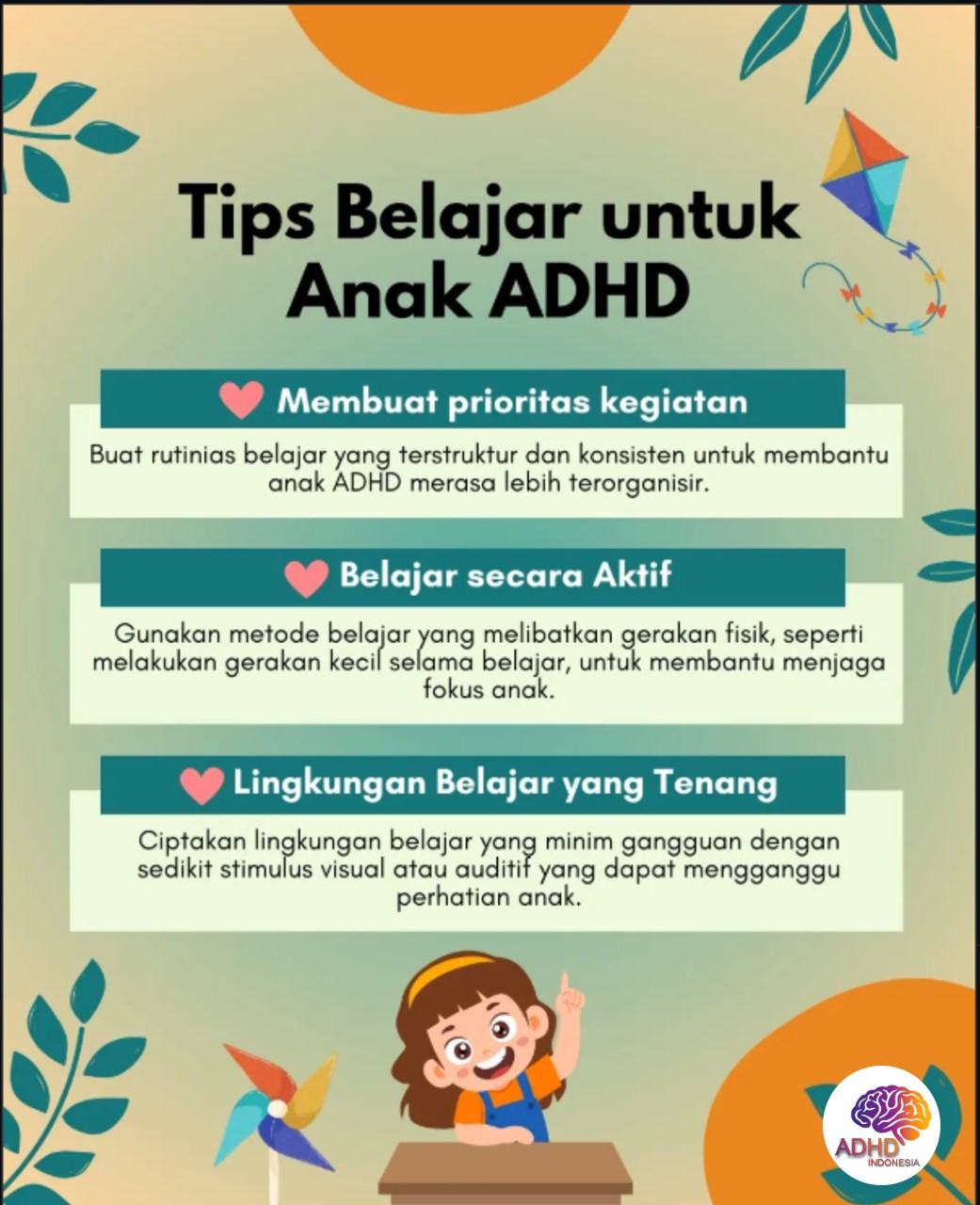 Strategi Belajar yang Cocok untuk Anak ADHD di Kabupaten Lembata